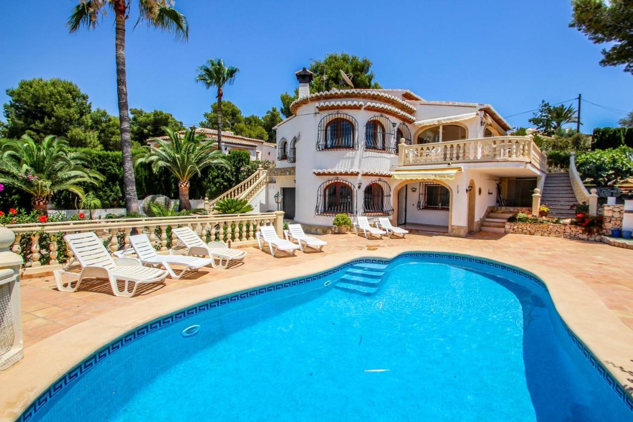 מוריירה Rondel - Sea View Villa With Private Pool In Costa Blanca מראה חיצוני תמונה